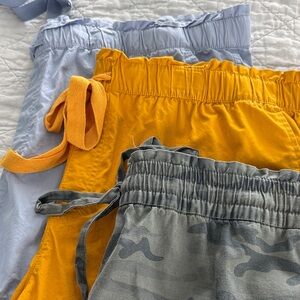 LOFT Women's Shorts in Blue, Orange, and Camo